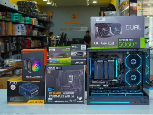 PC Gaming Core i5-14400F | RTX 5060 Ti 16GB | RAM 32GB | SSD 512GB NVMe